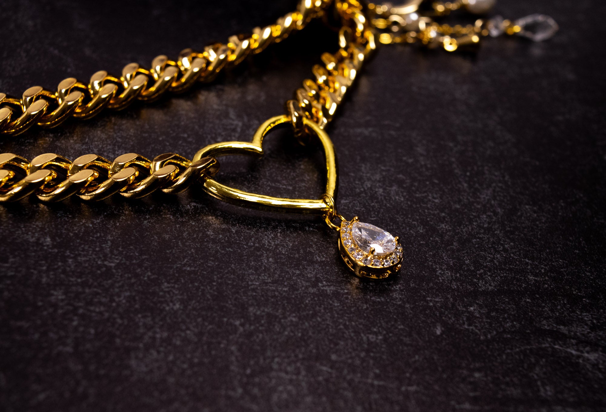 12" - 14.5" - "Velours Royal" - Rich Plum & Gold Luxury Martingale Collar