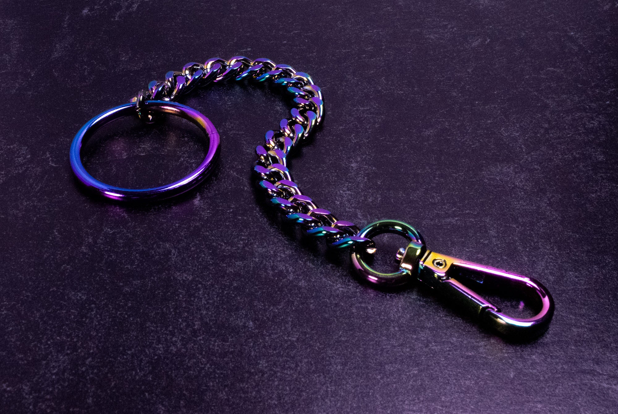 Rainbow Chain Finger Leash
