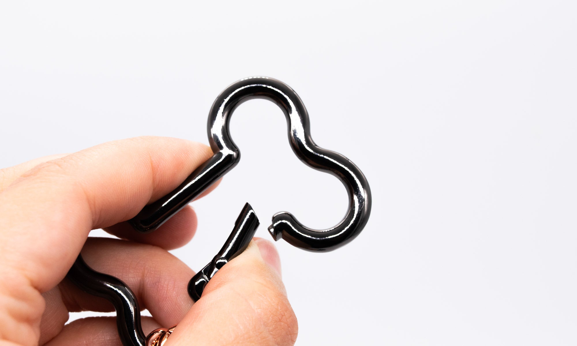 Chunky Chain Bone Collar in Old Gold & Gunmetal