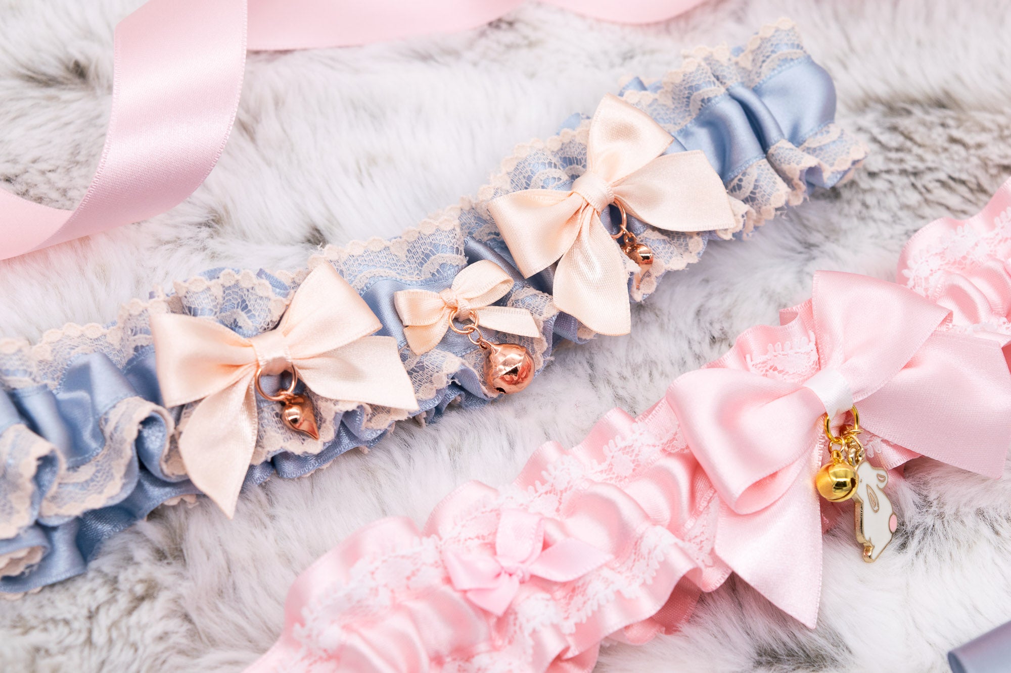 French Blue Lace Garter _ LIMITED _