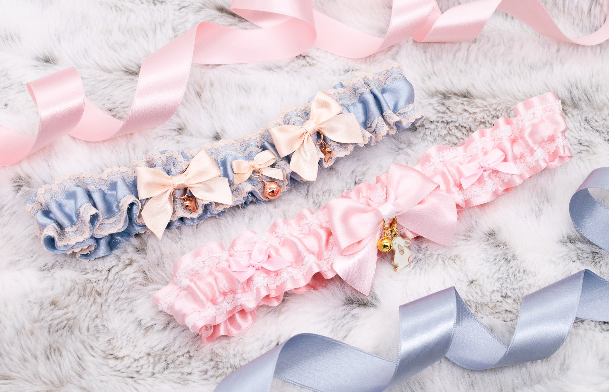 French Blue Lace Garter _ LIMITED _