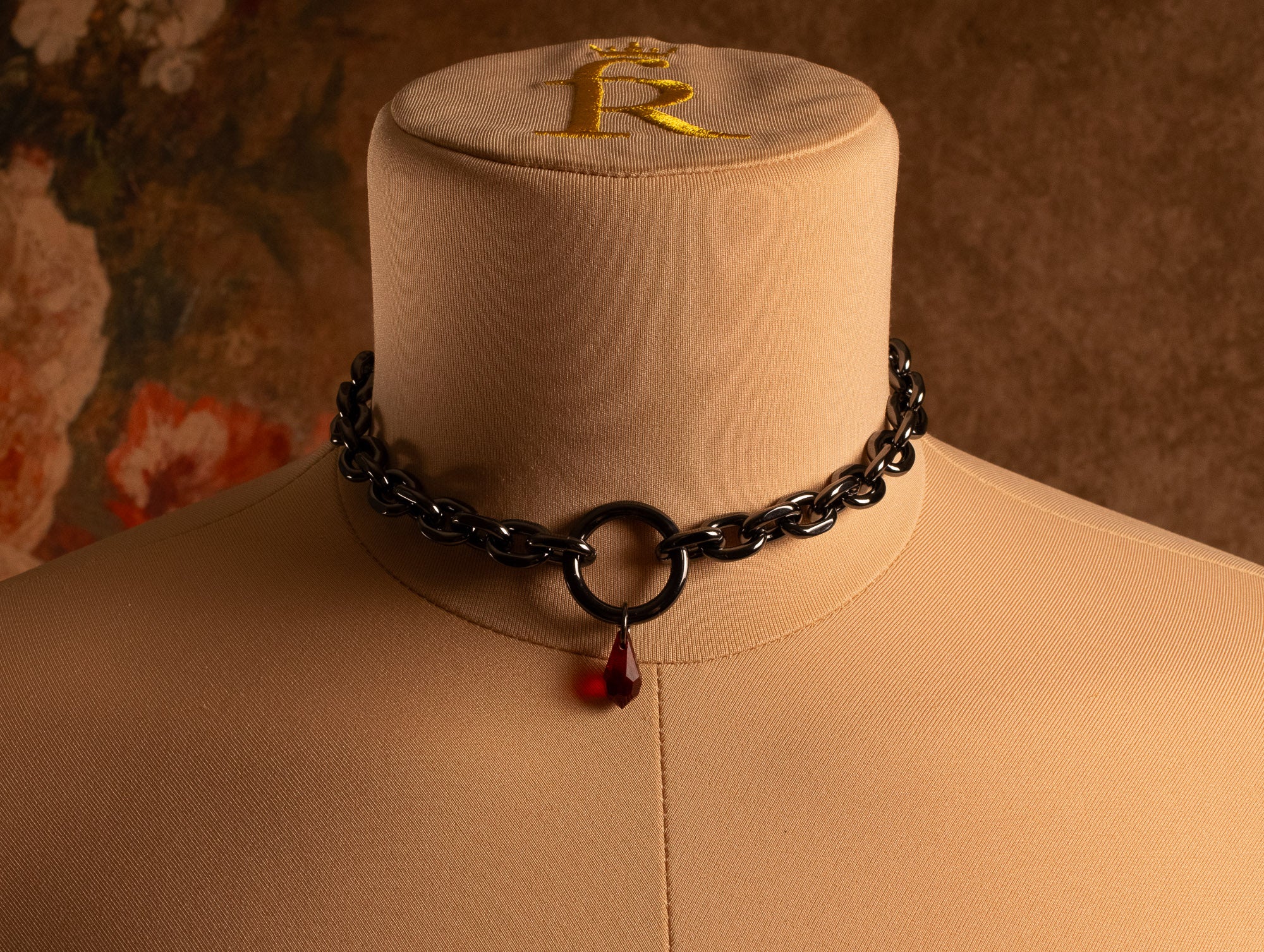 Discreet Day Collar - Droplet O-link Chain Choker