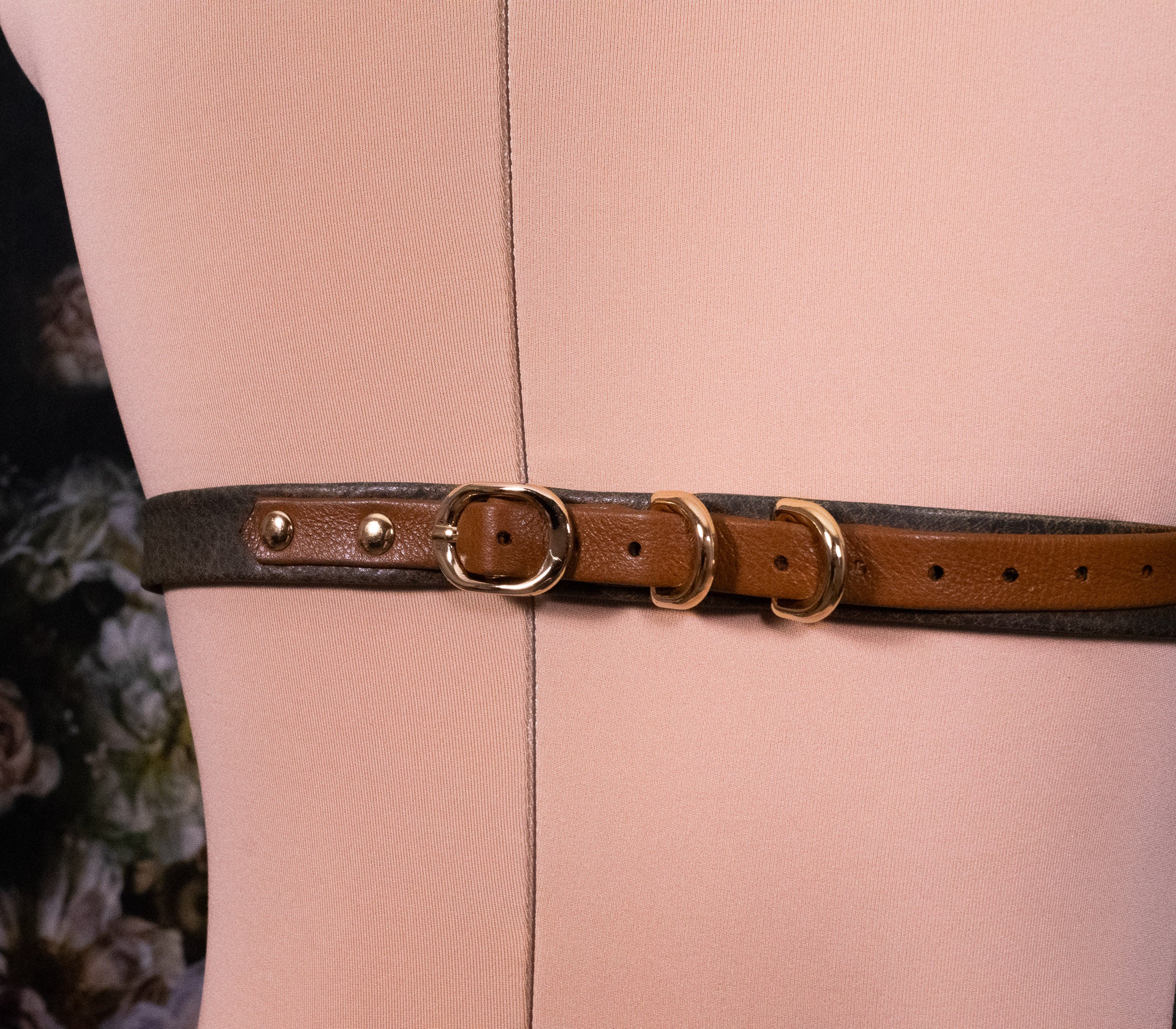 BUST HARNESS - Olive Bark & Tan Leather _ LIMITED _