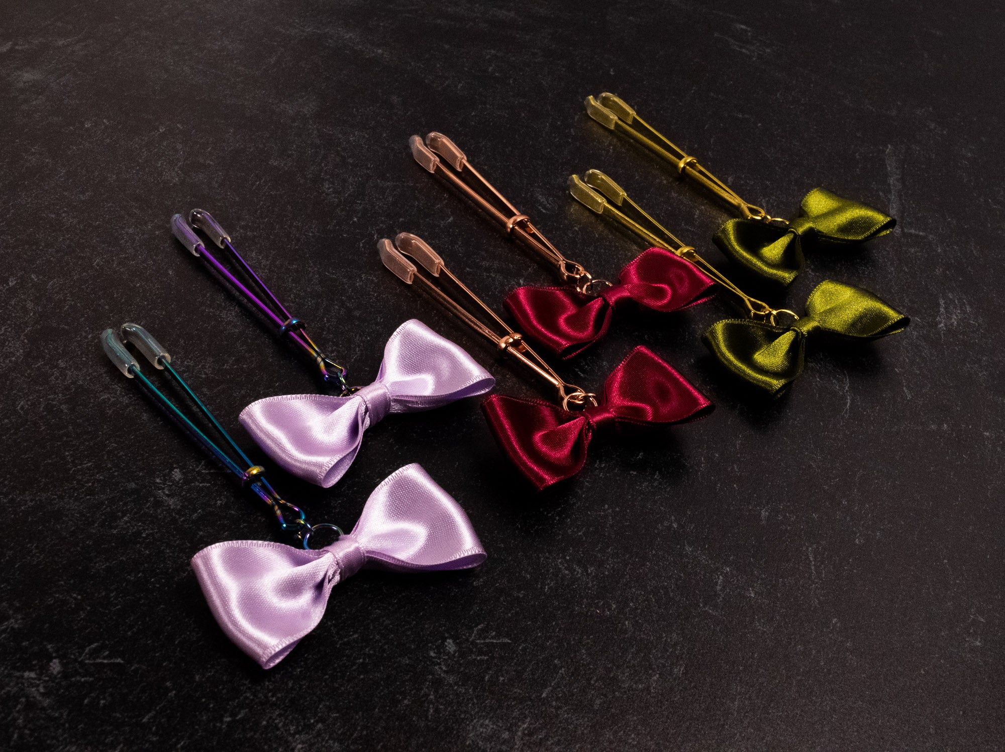 Design Your Own Coquette Bow Tweezer Nipple Clamps