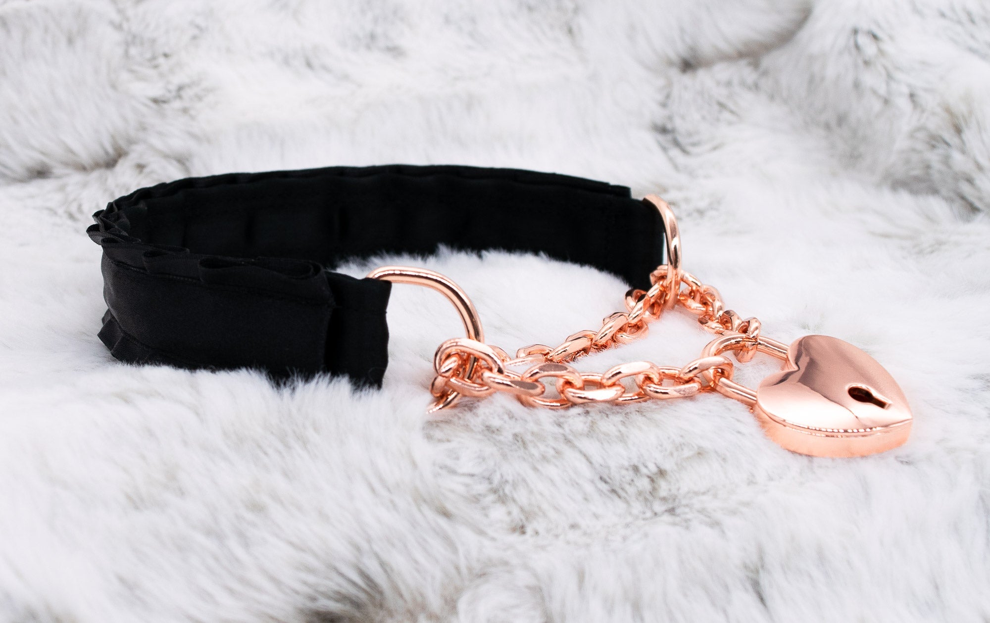 Design Your Own Front-Locking Satin Martingale BDSM Collar