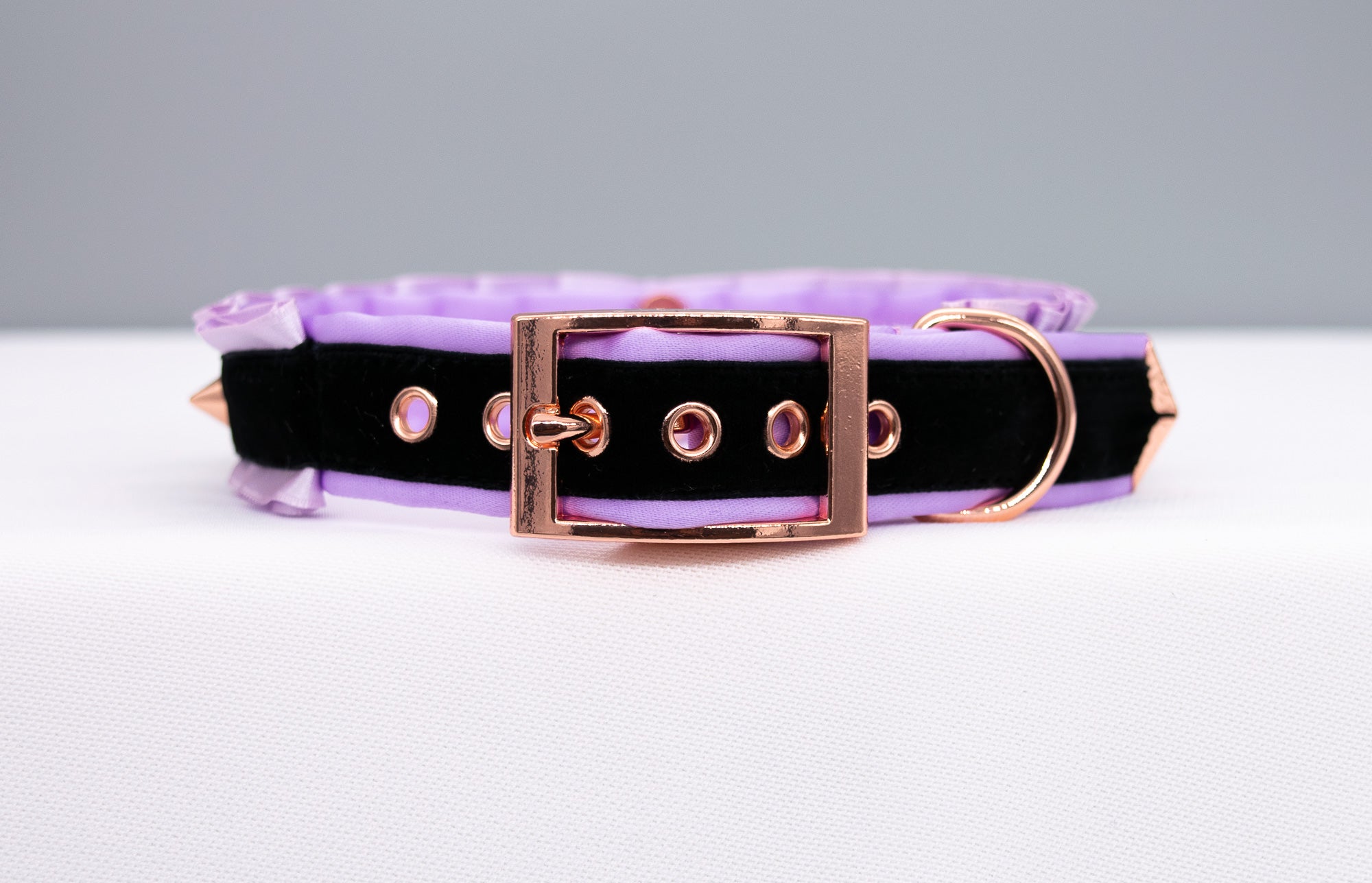 Limited Edition - Witchy Black and Lilac BDSM Collar
