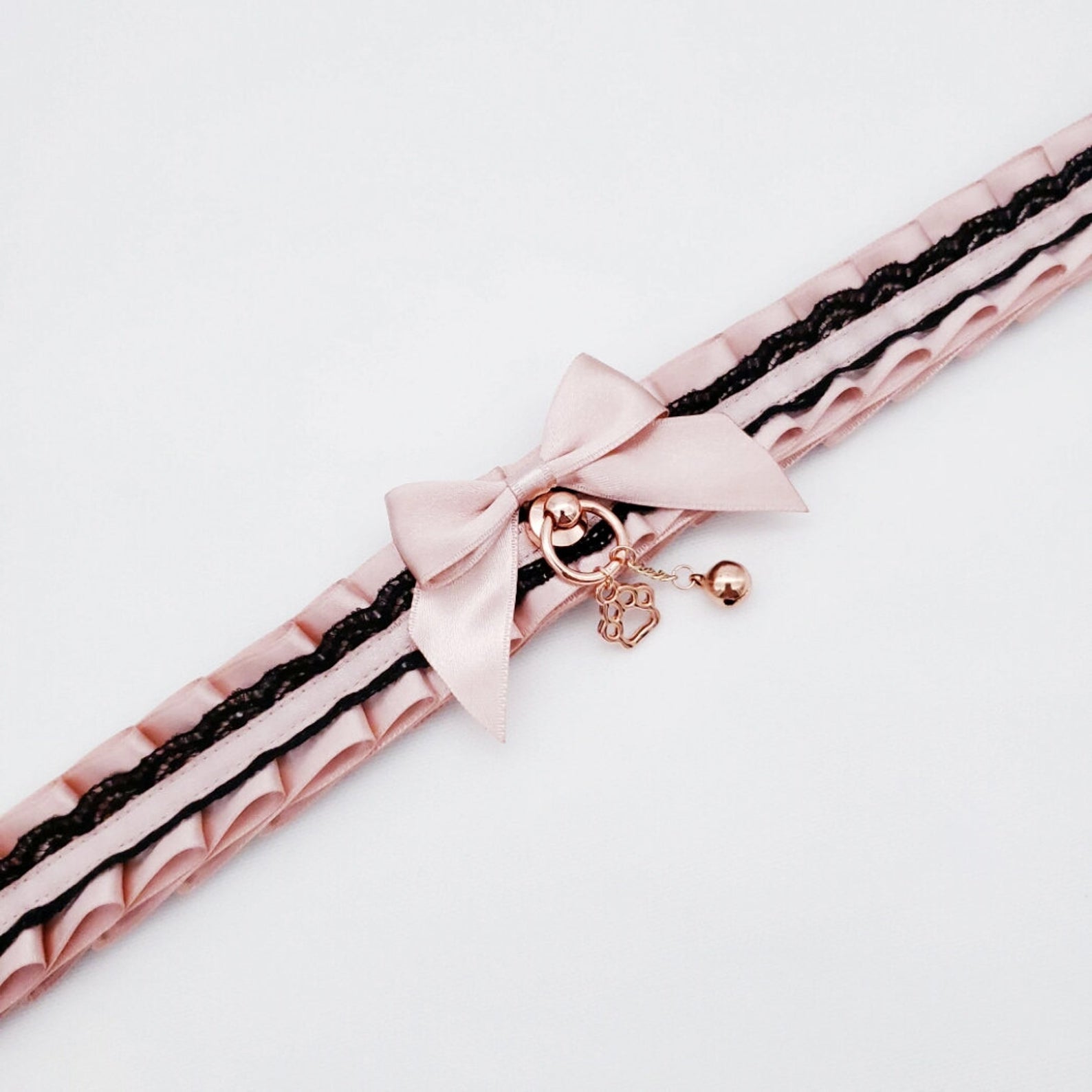Rose Gold Puppy Play Collar