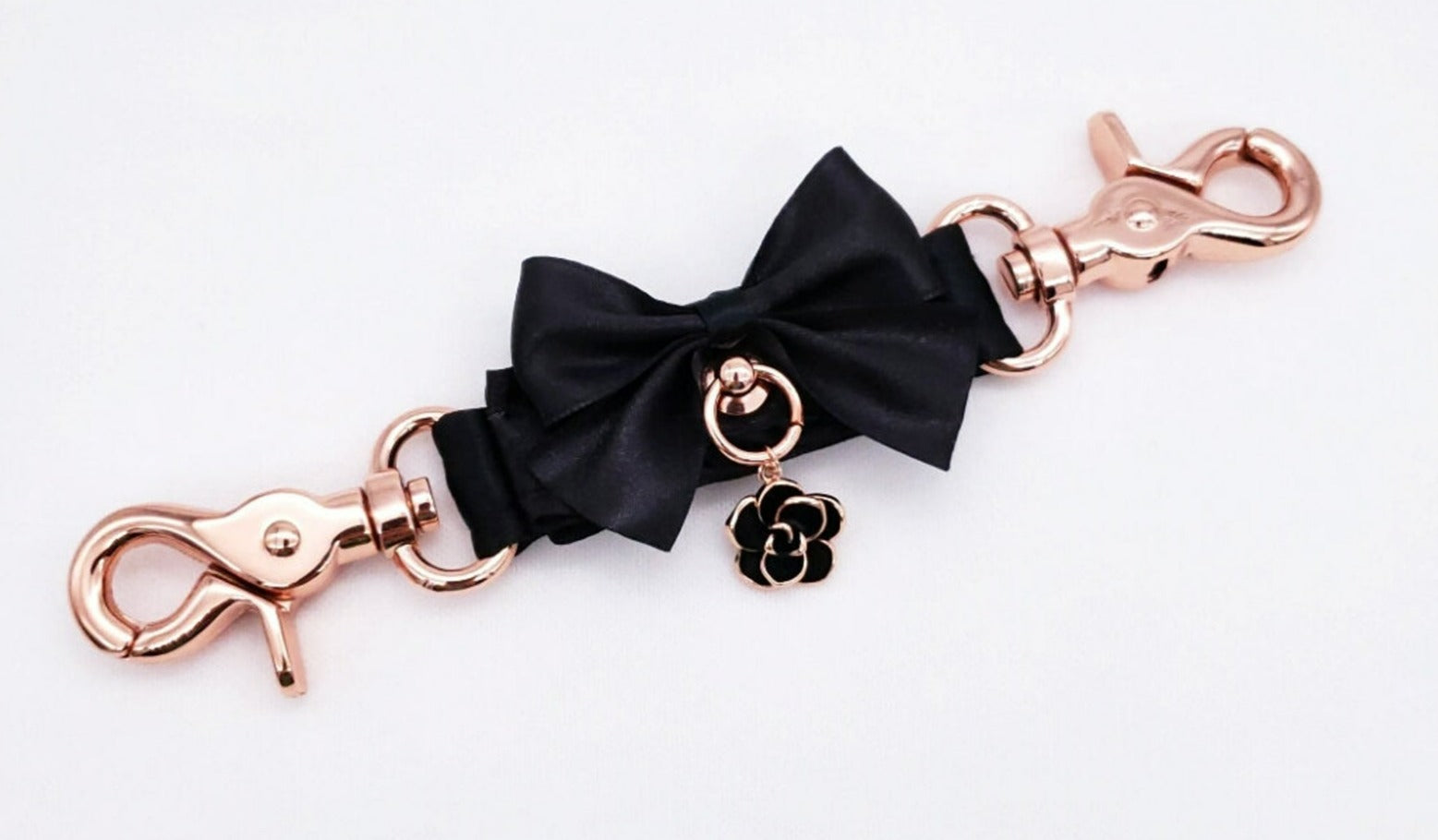 Black and Rose Gold Cuff Connector
