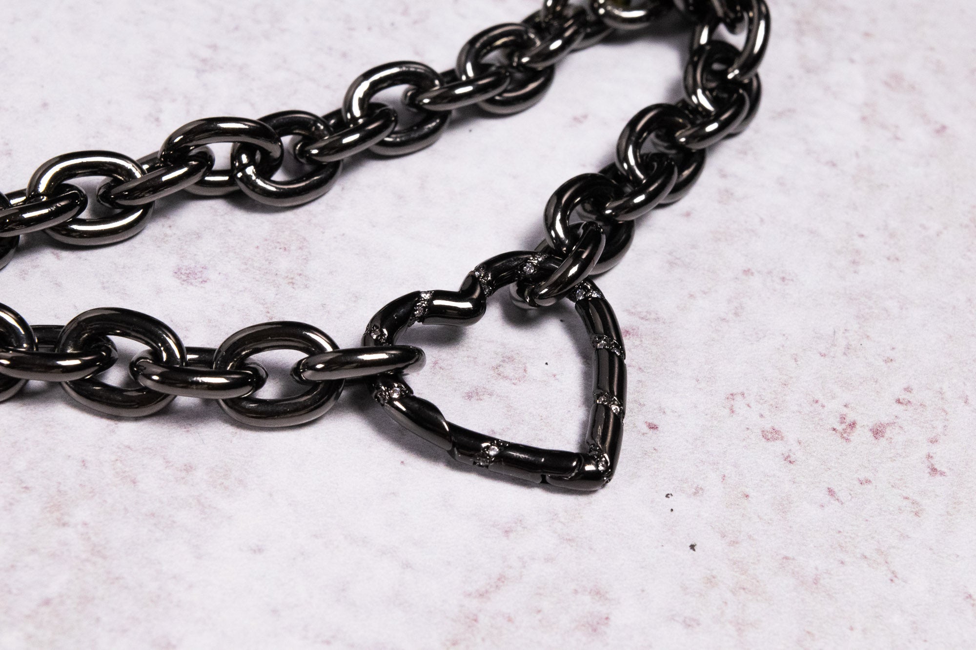 13" Gunmetal & Mushroom Leather Front-Closing Martingale Collar _ LIMITED _