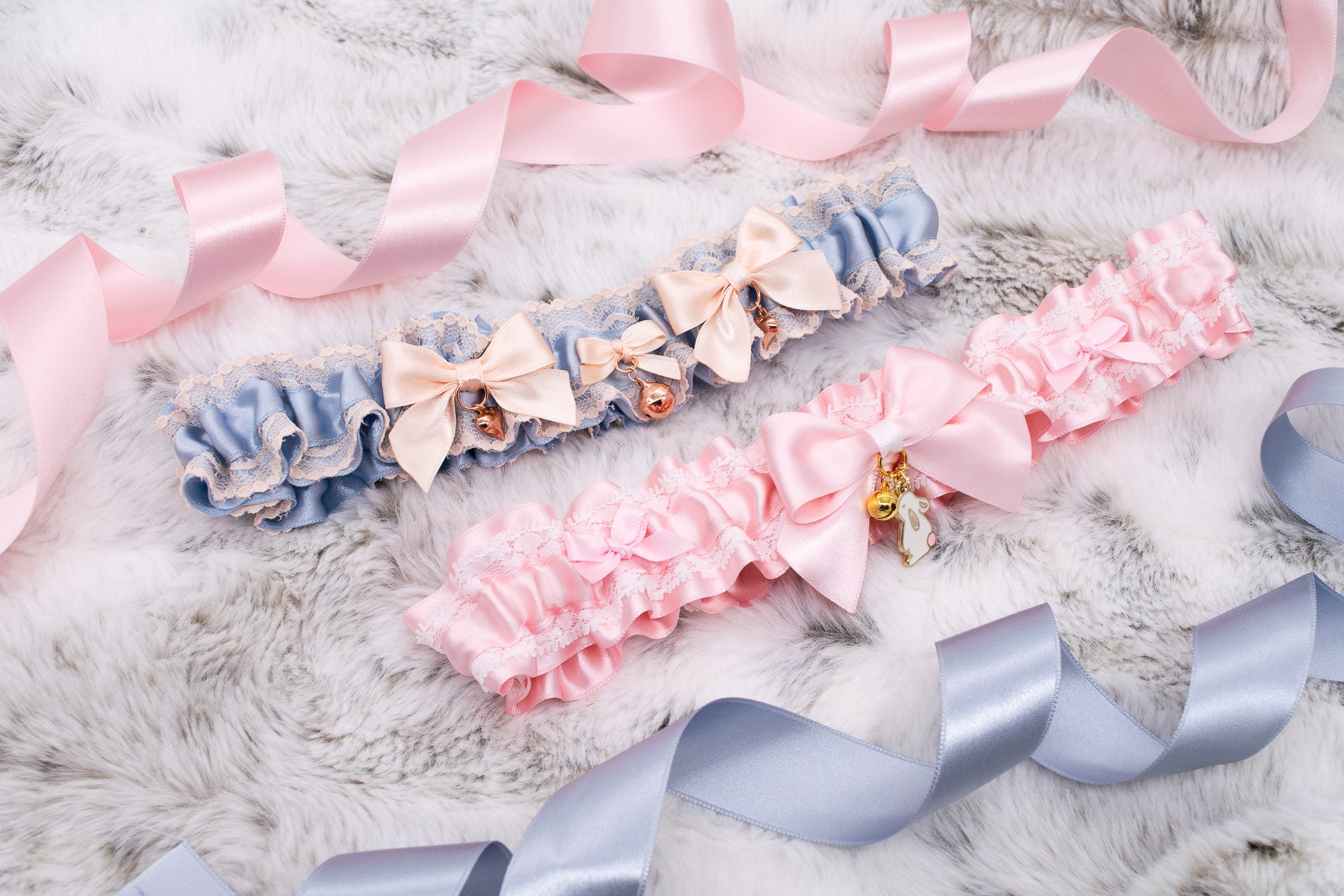 French Blue Lace Garter _ LIMITED _