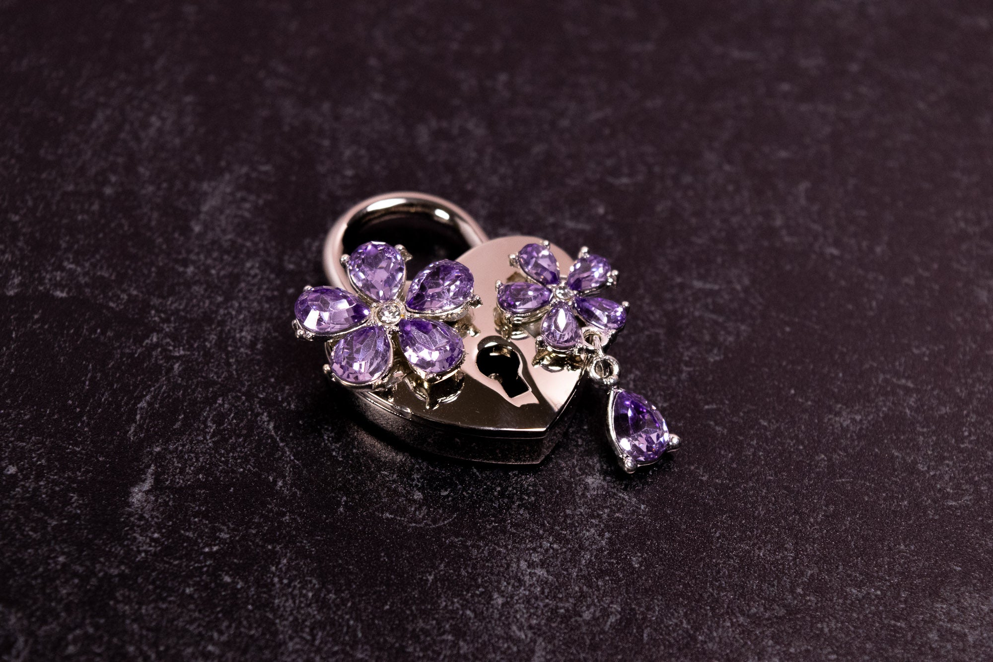 Silver Deluxe Floral Lock _ LIMITED _