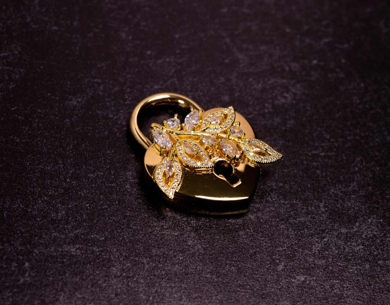 Gold Deluxe "Luxury Leaf" Lock _ LIMITED _