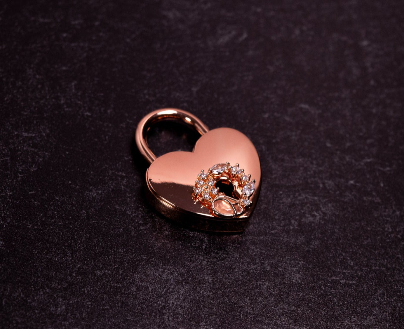 Rose Gold Deluxe "Wreath" Lock _ LIMITED _