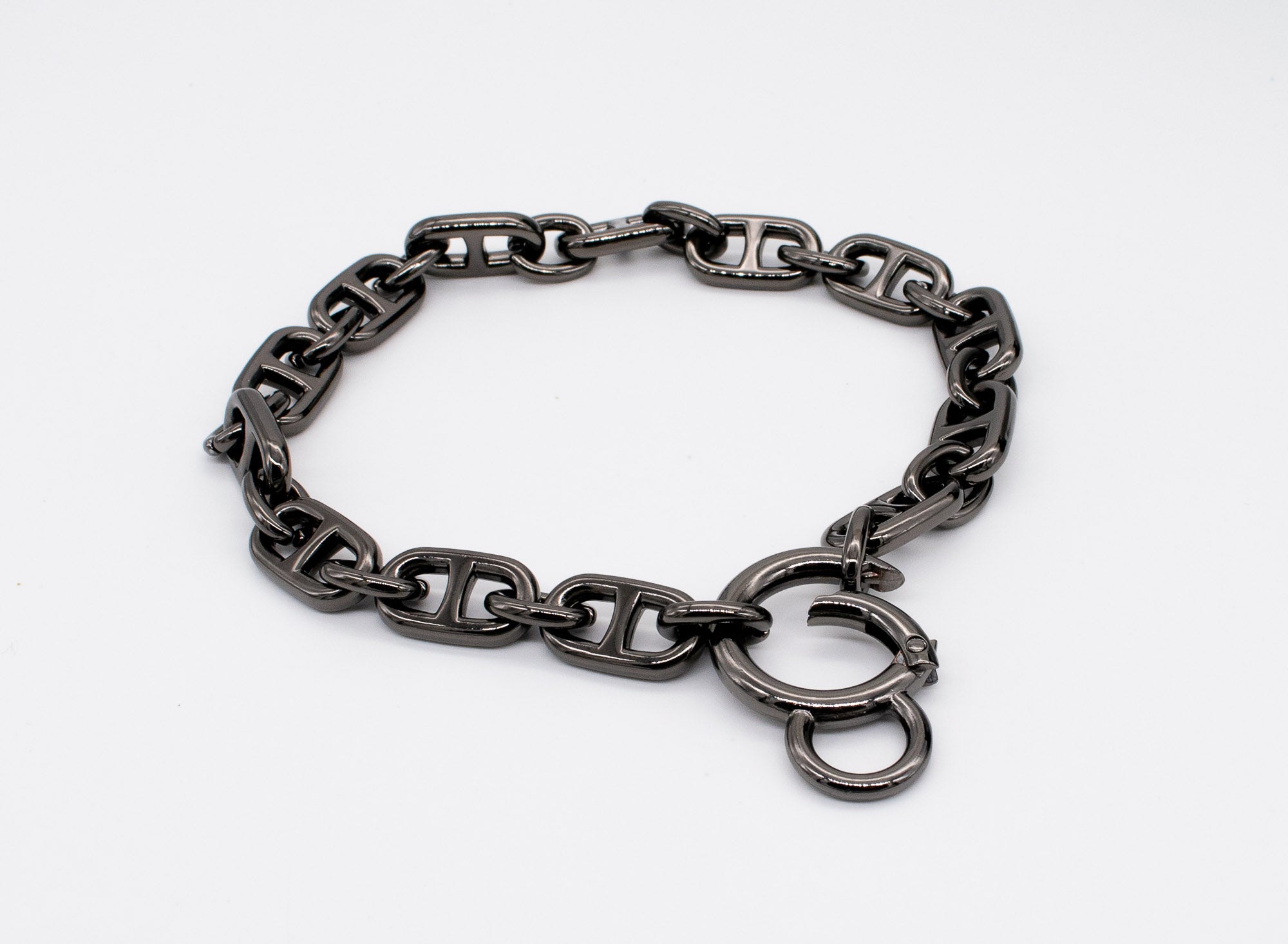 Chunky Chain Collar in Gunmetal