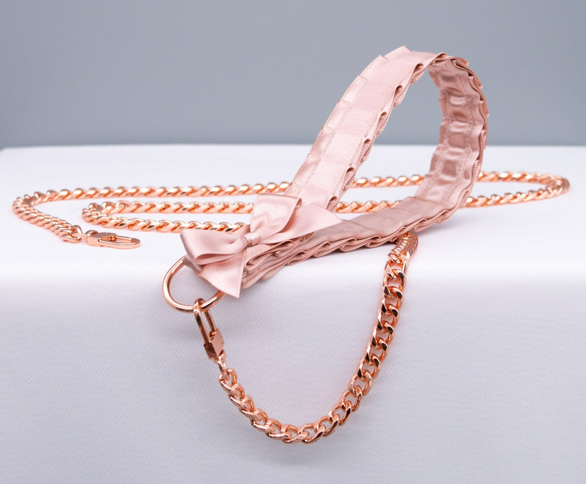 Rose Gold Luxury BDSM Leash