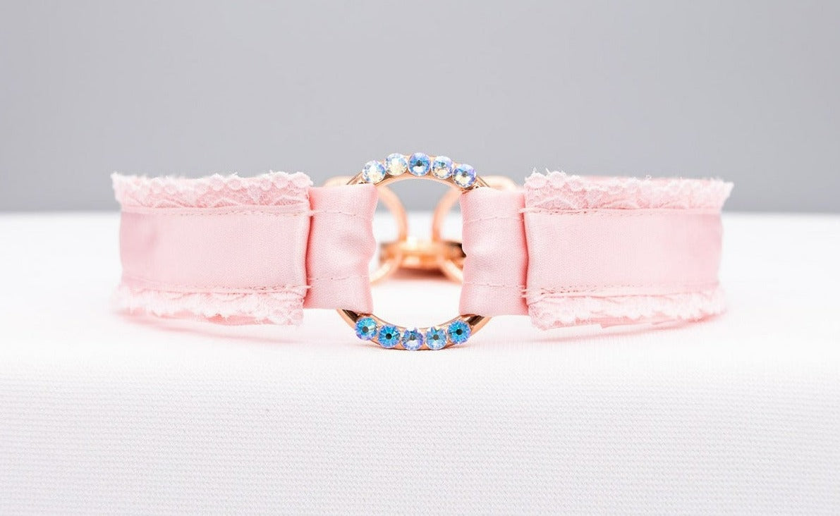 Baby Pink O Ring Luxe Lacey Collar