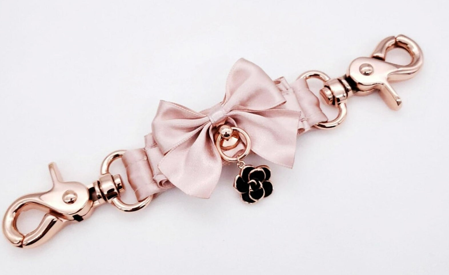 Rose Gold Black Rose Cuff Connector