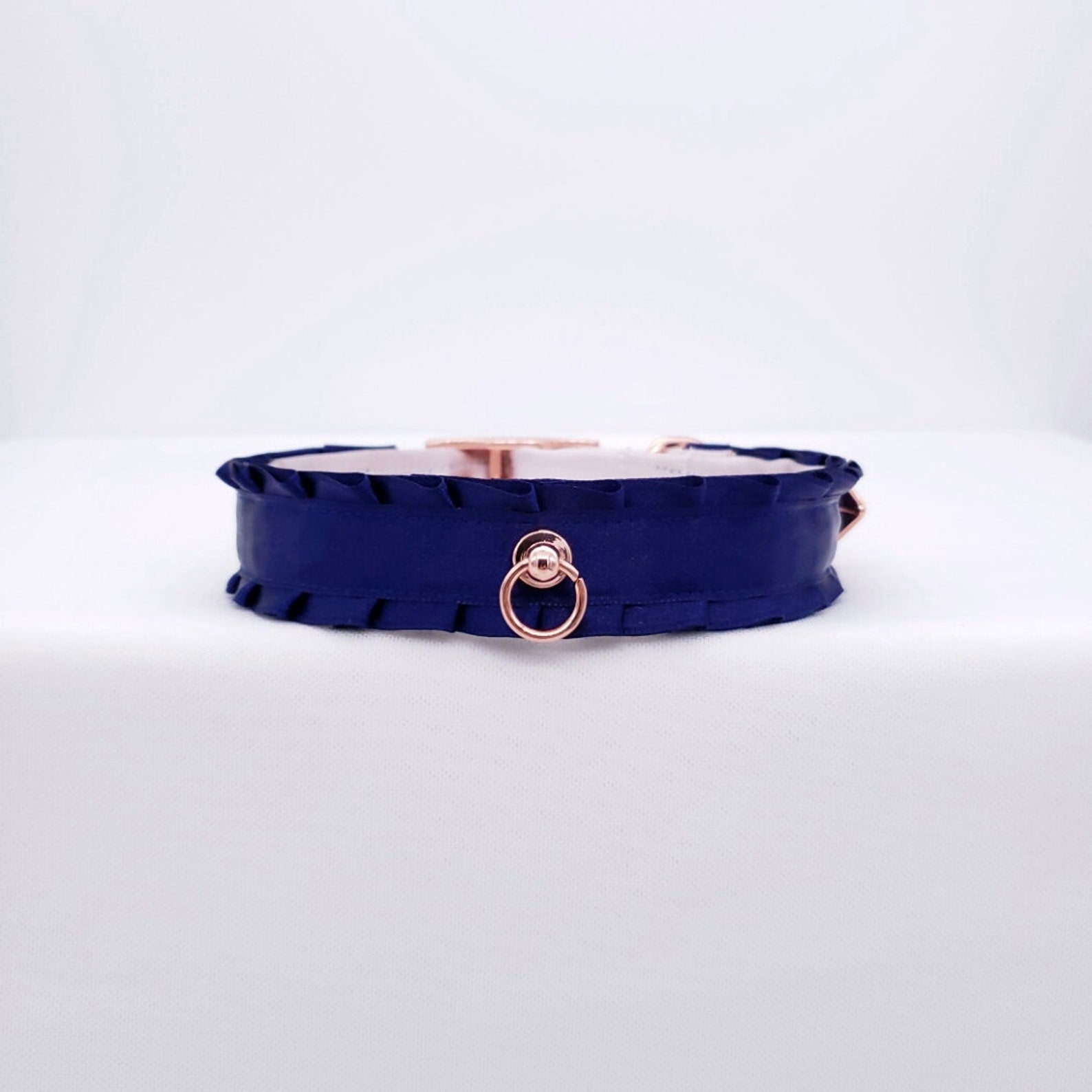 Simple Navy and Rose Gold Collar