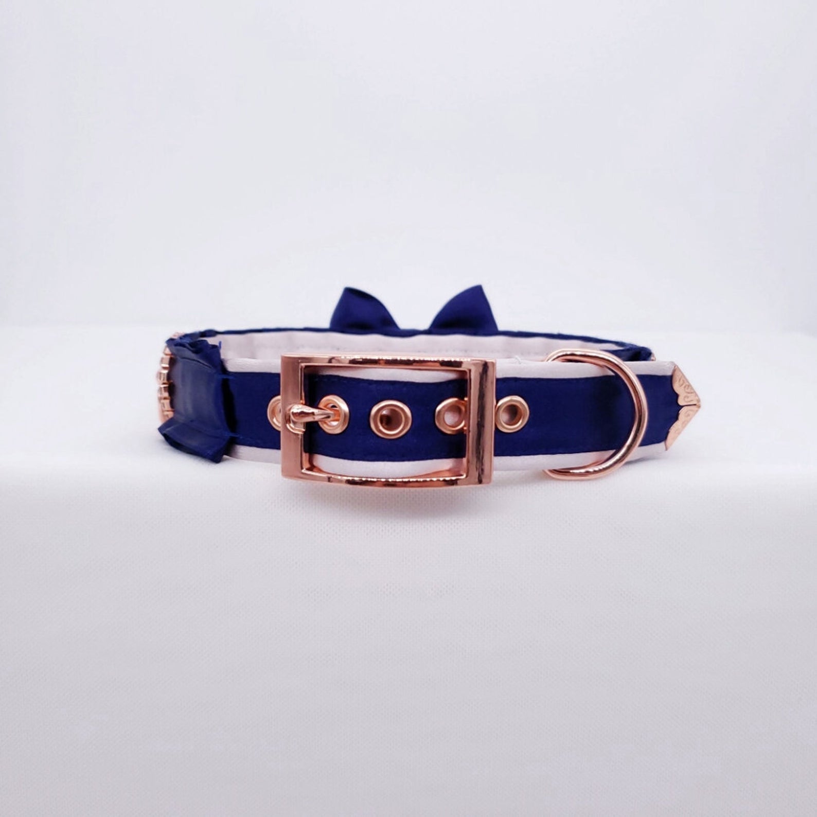 Navy and Rose Gold Luxe Sparkle Collar