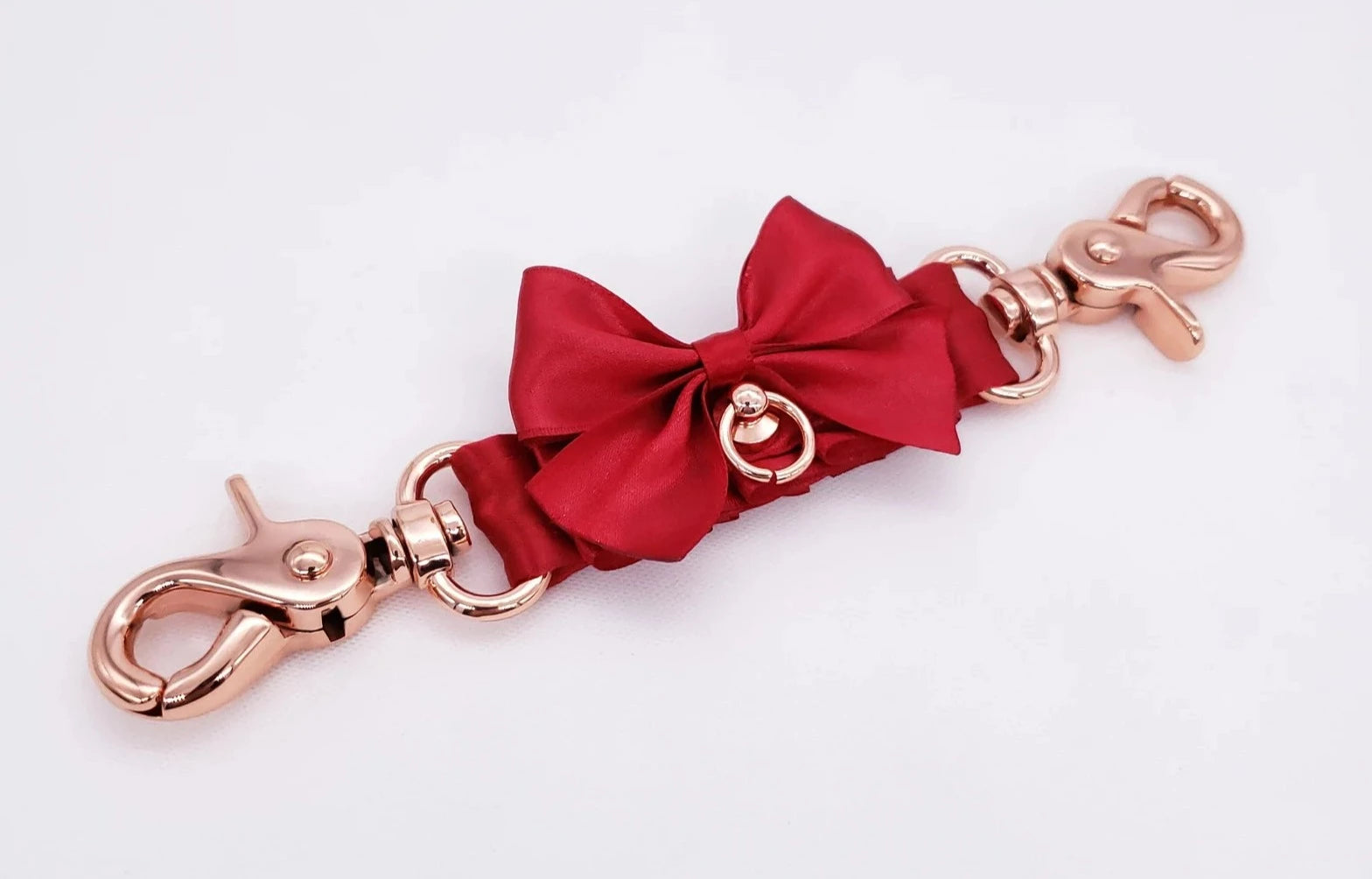 Red and Rose Gold Cuff Connector